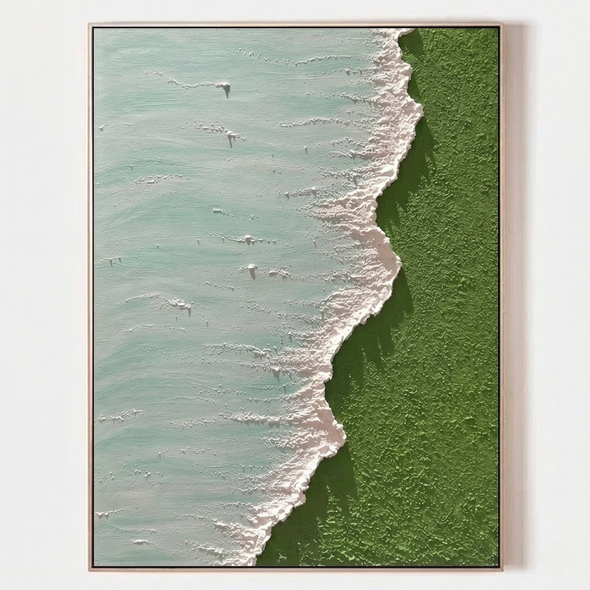 3D Heavy Texture Ocean Relief Painting CZ0171 - Viral Wall Art